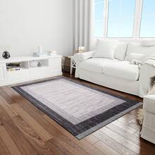 Alfombra grande para sala de estar con patrones tradicionales, lavable, alfombras de área modernas para dormitorio y sala de estar - Blanco - Ver 4