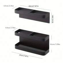 1pc Home Magnetic Umbrella Holder Rack, Made Of Iron, Wall-Mounted Umbrella Stand Suitable For Office, Hotel, Shop, Living Room, Entryway, Cute & Fashionable Design, Also Can Be Used As Living Room Decor