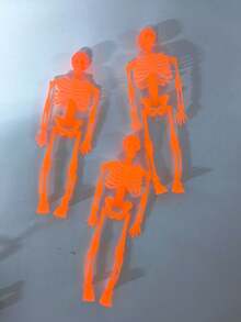 5pcs/10pcs Halloween Hanging Decor Skull Ornaments, Halloween Props Skull Model Figurines For Haunted House, Bar, Bedroom Decoration