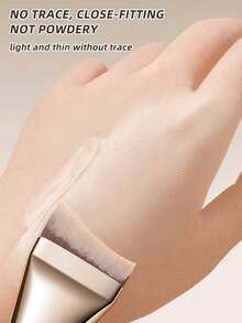 2pcs Professional Foundation Makeup Brushes - Ultra Thin Flat Top Makeup Brushes For BB Cream, Concealer And Foundation, Suitable For Daily Home Use Or Women Travel, Ultra Thin Foundation Makeup Brush And Black Makeup Sponge Set, Lightweight Face Contour Brush, Flat Face Mask Brush, Professional Makeup Tools, Dual-Use Makeup Sponge Blender And Foundation Brush, Christmas Gift For Friends, Family, Girlfriend, Classmates,Foundation Brush,Concealer Brush,Blush Brush,Contour Brush,Blush Brush,Bronzer Brush,Powder Brush,Foundation Brush,Blush Brush