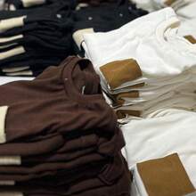 Children's Sweatshirt, Cargo Pants And Jacket Set For Boys And Girls, Autumn Winter - 黑色 - 查看 4