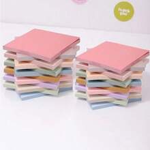 12pcs Multi-Color Sticky Notes, 12 Colors, 600 Sheets Student Memo Pad, 50 Sheets/Book Back To School - Retro Color 12pcs - View 22