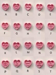 爱情对话聚合物粘土切割器、情人节粘土耳环切割器（用于聚合物粘土首饰制作）、聚合物粘土耳钉印章制作工具、粘土首饰制作套件、粘土耳环模具（由 PLA 制成）、DIY 耳环礼物