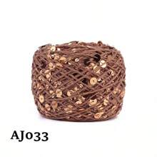 1pc 50g Sequin Thread, Wiring Bead, Fancy Yarn, DIY Bead Yarn, Handmade Size, Color Patch, Size Sequin - Multicolor - View 13