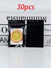 100/50/30/10pcs Resealable Bags, Clear Window Food Storage Bags, Candy Bags, Fudge Bags, Aluminum Foil Bags, Party Favor Packaging Bags, Holographic Resealable Bags Zipper Food Storage Aluminum Foil Mylar Scent Bags Plastic Flat Packaging Bags For Party Favors Food Candy Jewelry Lip Gloss, Available In Various Sizes And Colors - 開窗鐳射袋 - 查看 41