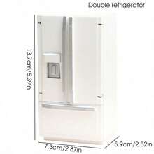 1/12 Escala Muebles de Cocina de Juguete Miniatura de Madera para Casa de Muñecas - Incluye Gabinete, Refrigerador, Estufa, Fregadero y Mostrador, Adecuado para Decoración de Casa de Muñecas, Combinación Rosa