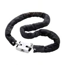 1pc Metal Cut Iron Anti-Theft Chain Lock, Suitable For Protecting Bicycles, Motorcycles And Cars, No Power Supply Needed