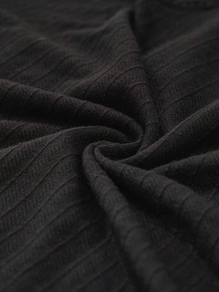 FOVTY 3pcs Plus Size Lace Underwear, Designed Specifically For Plus Size Individuals To Provide Adequate Coverage And Comfort. - Black - View 9