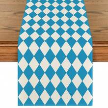 1pc/100pcs, Black, Red, Green, Blue, Colorful, 33*183cm Linen Table Runner, Home Decor, Suitable For Party, Gathering, Family Dinner - Multicolor - View 15