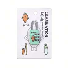 1pc Steel Wire 3-Digit Combination Lock, Luggage Password Lock, Steel Cable Lock, Mini Password Lock Set, Numeric Password Combination Padlock, Luggage Metal Password Lock, Mini Anti-Theft Lock Drawer Lock Hardware, Customizable Password Combination Lock