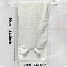 Miniso 1条三丽鸥肉桂色狗狗珊瑚绒毛巾 | 采用优质珊瑚绒面料制成，柔软如云，吸水性强，储水量大，快干，保持皮肤干爽。 - 白色 - 查看 7