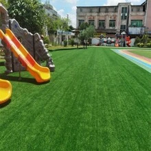 Artificial Synthetic Grass Carpet Carpet Grass Kindergarten Lawn Football Artificial Turf Thickening Engineering Barrier Fake Lawn Artificial Grass Pet Lawn Mat Outdoor Garden Fence Roof Greening School Imitation Lawn Carpet Fake Grass Family Floor Decoration - Green - View 8