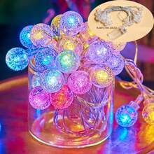 1 قطعة أضواء سلسلة فقاعات LED تعمل ببطارية بطول 1.5م/3م/6م، أضواء ديكور داخلي، ديكور غرفة النوم، ديكور حفلات الزفاف، ديكور عيد الأم وعيد الحب - كرة الفقاعات الشفافة - مشاهدة 18