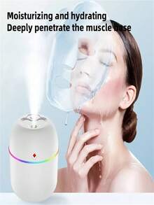 Humidificador de aromaterapia portátil USB - Adaptabilidad multiambiental, aire hidratante, luces LED relajantes, colores vibrantes, difusión continua de fragancias para una atmósfera relajante