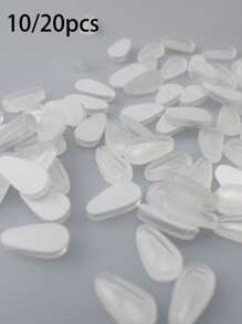 10/20 件硅胶眼镜鼻托 - 防滑硅胶眼镜片，防滑眼镜，时尚眼镜鼻托