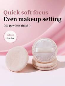 6 Skin Tones Single Side Pure Loose Powder Puff Makeup Puff Flocking Makeup Puff,Makeup,Cheap,Room Decor,Vanity,Travel,Bedroom,Makeup Accessories,Puff,Makeup Blender,Powder Puff,Makeup Sponge,Cheap,Stocking Stuffers,Makeup,Makeup Tools,Cheap Stuff,Gifts,Gifts For Women,Christmas Gifts - Beige - View 2