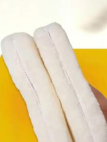 1 قطعة/مجموعة من بطانات الأحذية السميكة المبطنة بالفرو، دافئة ومنفذة للهواء، قاعدة ناعمة مانعة للانزلاق، متوفرة بأحجام متعددة للاستخدام في الشتاء