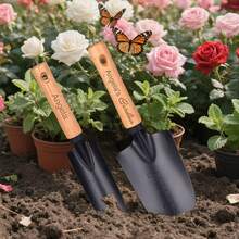 1pc Personalized Garden Big Shovel - Custom Name - Laser Engraved Name-Perfect For The Gardener In Your Family!