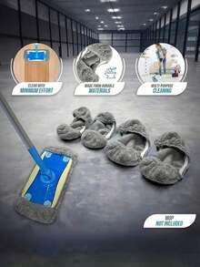 3pcs/5pcs/1pc Ultra-Microfiber Flat Mop Pads, Reusable Wet Mop Replacement Pads, Dry Mop Pads, Suitable For Hardwood Floor Cleaning Ultra-Microfiber Wet Mop Pads, (Mop Handle Not Included), Cleaning Supplies, Cleaning Accessories (10in*4.5in) - Multicolor - View 9