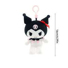 Sanrio 1Pc Sanrio Hello Kitty Cute Cartoon Portable Coin Purse, High-End Plush Mini Storage, White Key Bag,Boho Vibes, Cartoon Zipper Coin Purse, Little Girl Handheld Waterproof Coin Case For Earphones, Keys