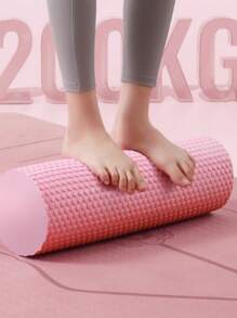 1 pieza Rodillo de espuma sólida de EVA para yoga, relajación muscular, rodillo de masaje para principiantes, rodillo de fitness profesional para yoga y pilates