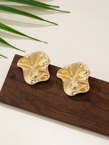 1pair Asymmetrical Geometric Earrings With European And American Style - Irregular Earrings - View 10