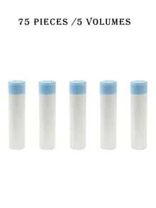 15/75/150pcs Drawstring Trash Bags, Suitable For Small Kitchen, Bathroom, Bedroom, Extra Strong, Odorless Garbage Bags, Disposable Trash Bags, Can Liners, Cleaning Supplies, Commercial Use, Fit For Kitchen, Living Room, Bathroom, Office And Hotel