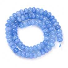 1 Strand 70pcs 8x5mm Multicolor Abacus Natural Stone Loose Spaced Beads - Olivine, Aquamarine, Tourmaline, Garnet, For Jewelry Making, Bracelets, Necklaces, Earrings DIY Fashion Accessories, Vibrant Stone Craft Supplies - Multicolor - View 27