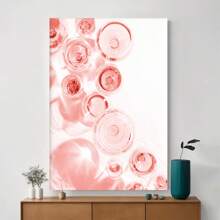 Framed HAUS AND HUES Blush Pink Wall Decor Champagne Flutes Champagne Print Pink Wall Art For Bedroom Glam Wall Decor Glam Room Decor For Women,These Decorations Are Suitable For Use In Parties In Living Rooms, Bedrooms And Other Places. They Are Ideal Gifts And Decorations For Various Holidays Such As Halloween And Easter.