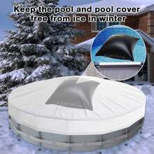 [40 Pollici * 40 Pollici Cuscino Gonfiabile/Borsa Pesante - Accessori Antigelo per Piscina] 1/12 pezzi Borsa Appesa per Copertura Piscina, Borsa Cinghia Copertura Piscina, Cuscino Gonfiabile Antigelo - Attrezzatura Essenziale per Giardini, Piscine Esterne, Piscine per Adulti, Piscine Fuori Terra, Coperture per Grandi Piscine - Accessori per Piscina, Blu