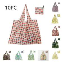 1 Stück (mit Münztasche) modische bedruckte Tragetasche mit großem Fassungsvermögen, tragbare faltbare Einkaufstasche, Schultertasche, wiederverwendbare Tasche