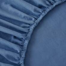 2000TC Egyptian Cotton Sheet Set - Breathable Bleach-Free,Soft Bed Sheet Set Hotel Quality Bedding Sheets - Màu xanh đại dương - Xem 2