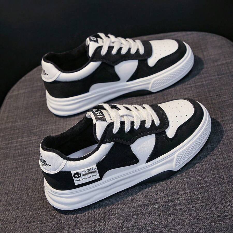 Women Wedge Sneakers - 黑色 - 查看 1