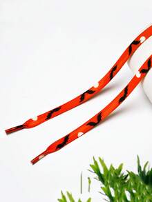 Halloween Personalized Sports Sneakers Decorative Shoelaces, Fashion Halloween Decorative Shoe Accessories Polyester Woven Flat Shoelaces. - Multicolor - View 19