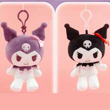 Sanrio 1Pc Sanrio Hello Kitty Cute Cartoon Portable Coin Purse, High-End Plush Mini Storage, White Key Bag,Boho Vibes, Cartoon Zipper Coin Purse, Little Girl Handheld Waterproof Coin Case For Earphones, Keys