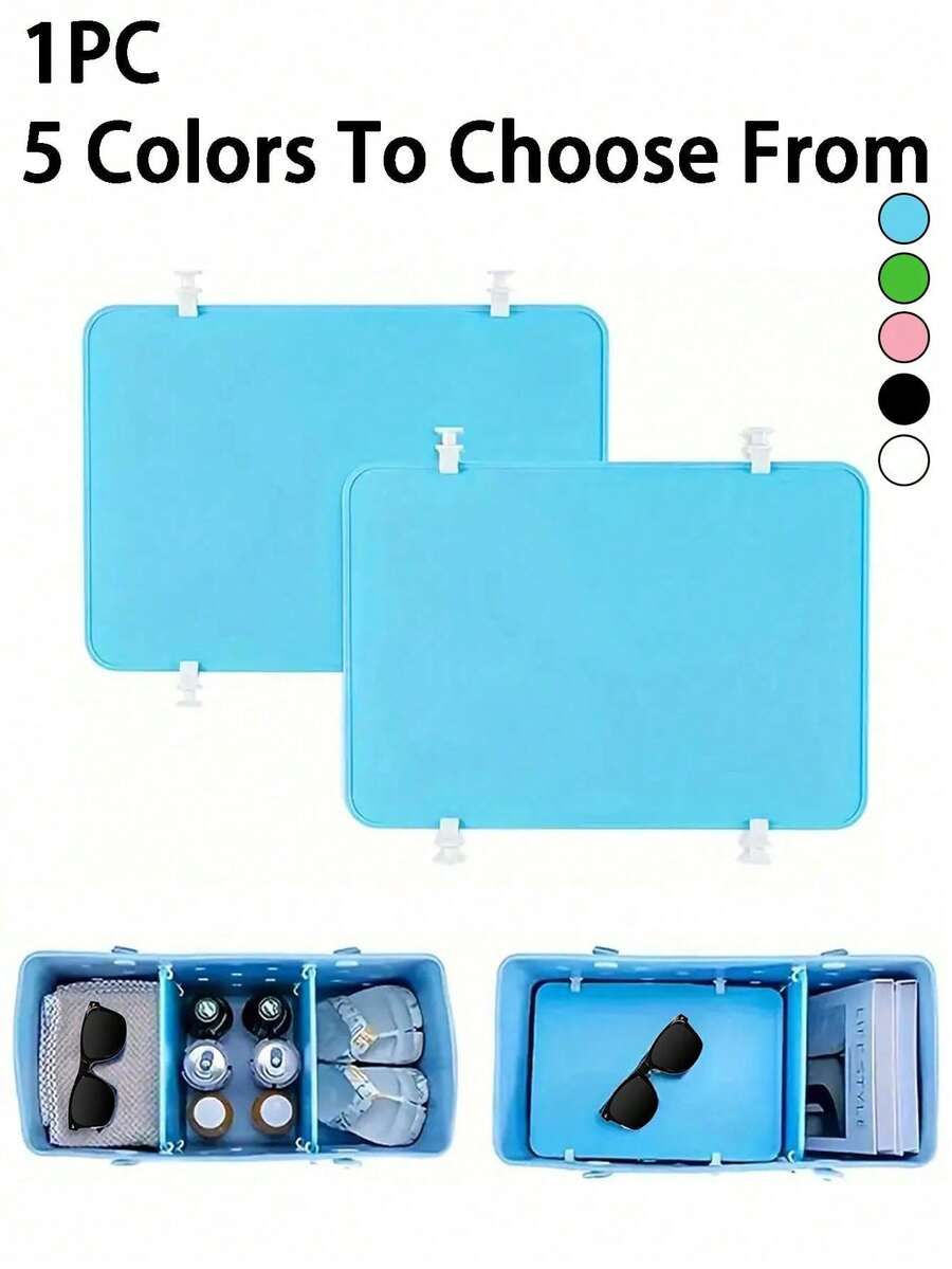 1pc,Multi Color Phone Case Wallet Holder Insert Accessory Compatible With Bogg Bags, Soft Rubber Accessories,For Bogg Bagdecorative Charm Inserts For Storage Phone Case Key Lipstick Sunglass Wallet Phone ,Eva Cave Bag Storage Bag, Beach Bag Storage Bag, Swimming Beach Bag Storage Bag, Soft, Waterproof, Wear-Resistant, Easy To Clean, Reusable - Multicolor - View 1