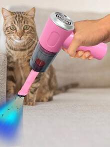 1pc 12.7" Cordless Handheld Vacuum Cleaner, Portable, Rechargeable, Wet & Dry Use, 1200mAh Lithium Battery, Ideal For Pet Hair, Home, Car And Desktop Cleaning (Suitable For Fine Dust, Particles, Paper Scraps) - Multicolor - View 9
