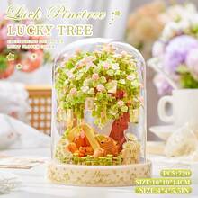 1件全新逼真高难度串珠拼装积木花束，包含康乃馨、雏菊、茉莉花，可用于装饰、家居装饰、生日礼物，采用ABS材质，心形花朵，DIY手工制作，适合情人节、母亲节、圣诞节、生日等场合。 - 多色 - 查看 34