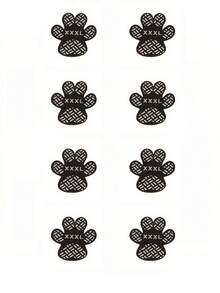 8 Pieces Of Pet Shoes Disposable Invisible Non-Slip Puppy Foot Stickers Suitable For Sending Friends And Family Pet Supplies Dog Non-Slip Pad