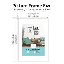 1/2/3/4pcs Wooden Photo Frame, Oak Picture Frames , White, Black Wooden Frame For Amazing Gift&Wall Art Decor, For Home, Living Room, Office Tabletop Frame And Wall Frame, Beautiful To Display Your Framliy Painting Art, Travel Photo, Graduation Photo Frame, Wedding Photo Frame Ideal Gift, A3/A4/30X40cm