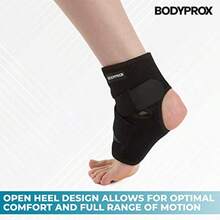Bodyprox Ankle Support Brace Breathable Neoprene Sleeve Adjustable Wrap! 1 Pack - 如圖 - 查看 2