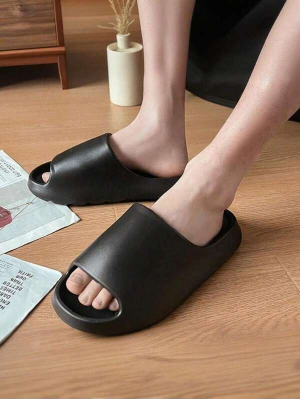 Lightweight & Durable, Slip-On Women Casual Slippers Recommend, Thick-Soled Bathroom Non-Slip Indoor Slippers, EVA Summer Outdoor Sandals Unisex, Plus Size Slippers (Size Runs Small)