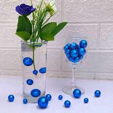 100g Artificial Floating Pearl Filler, For Vase Decor, Floating Candle Decor, Home Center Decor, Suitable For DIY Wedding, Birthday, Theme Party, Halloween Decor And Christmas Center Decor, 10mm, 16mm, 20mm (Including Water Absorbing Gel Beads) Home Decor Room Decor Flower Vase Glass Vase