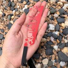 万圣节趣味血腥书签，流苏吊坠，2 种款式（不锋利、假刀）的图形血腥书签，经典恐怖恶作剧道具，适合返校派对 - 彩色 - 查看 5