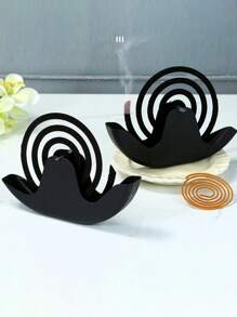 Décoration de maison créative et mignonne, support de bobine anti-moustique en plastique ignifuge, convient pour la répulsif anti-moustique au printemps et en été, décoration de chambre, de salle de bain ou d'espace de vie, support de bobine anti-moustique pour la décoration de la maison, design créatif, brûle-encens