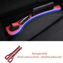 2pcs Car Seat Gap Filler Accessories For Between Seats Car With 2 Compartments Universal Fit Stop Things From Dropping,Fits Most Vehicles With A Seat Gap Between 1.2" And 2.2" - one-size - View 9