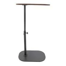 YUNRUX Mesa lateral Mesa de centro em formato C Mesa para laptop Mesa para sofá Mesa de centro