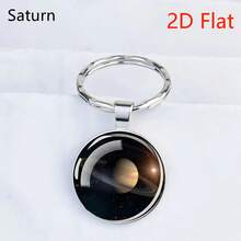 1 cái 8 hành tinh thiên hà mặt trăng sao pha lê thủy tinh móc khóa mặt dây chuyền quà tặng lưu niệm phụ kiện halloween ngày nhà giáo túi dây đeo có giá đỡ chứng minh thư phụ kiện xe hơi túi quyến rũ xe hơi giáng sinh bạn bè chị em ý tưởng quà tặng - Vũ trụ Hành tinh-2D - Xem 15