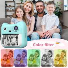 Kids Instant Camera With 2.4-Inch, USB Rechargeable, Cute Design, Including Printing Paper For Entertainment Photos, Durable Youth Photography | Durable Youth Camera,Multi Functions Instant Print Camera ,Music Player Enjoy Tho Music Time ,Mini Instant Camera, Compact Pocket Size Suitable For Travel And Daily Use,Toy Camera