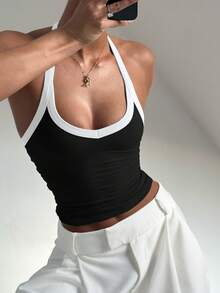 Casual Sexy Versatile Ribbed Camisole, Spring/Summer